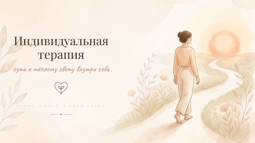 Иллюстрация: индивидуальная психологическая консультация